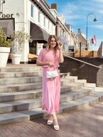 Lucie skirt satin pink One Size