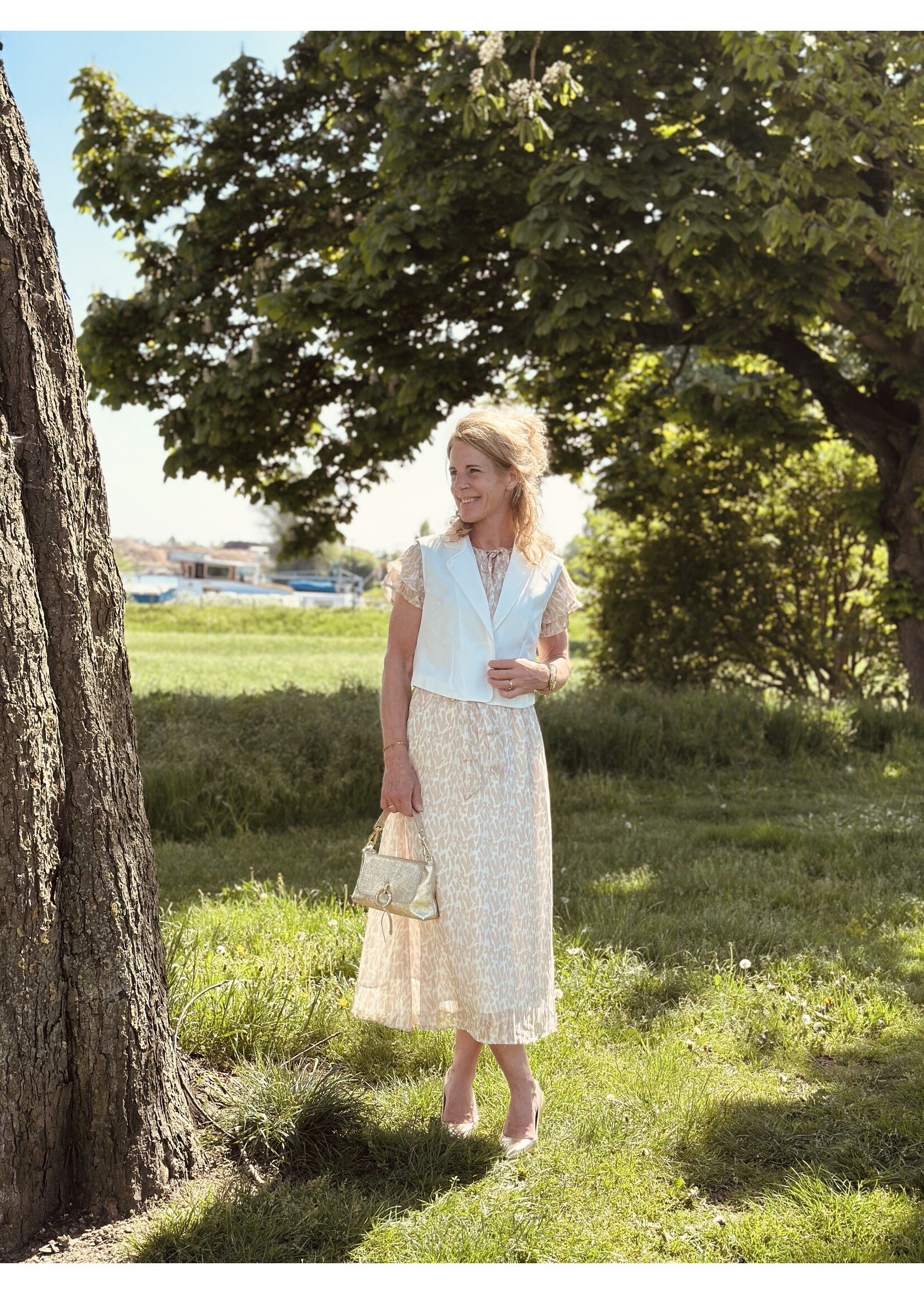 Lofty Manner Lofty Manner Dialla gilet white