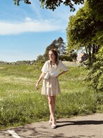 Smashed Lemon Smashed Lemon Jennie skirt beige
