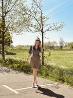 Smashed Lemon Smashed Lemon Jolana dress army green