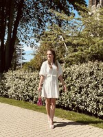 Smashed Lemon Smashed Lemon Ingrid dress white