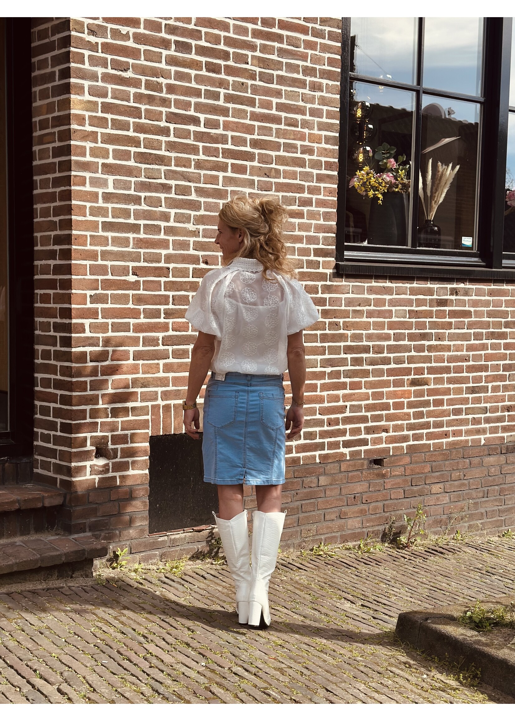 Ze-Ze Ze-Ze Liance skirt denim blue