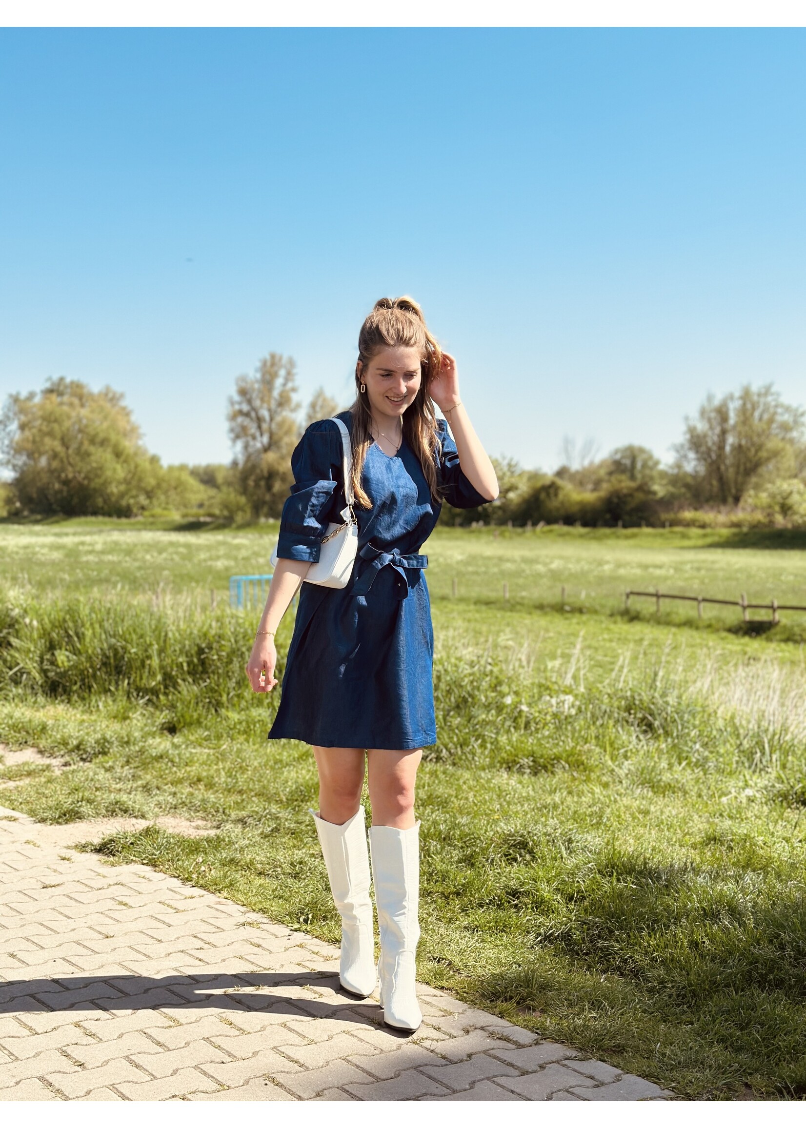 Ze-Ze Ze-Ze Lizzy dress denim blue
