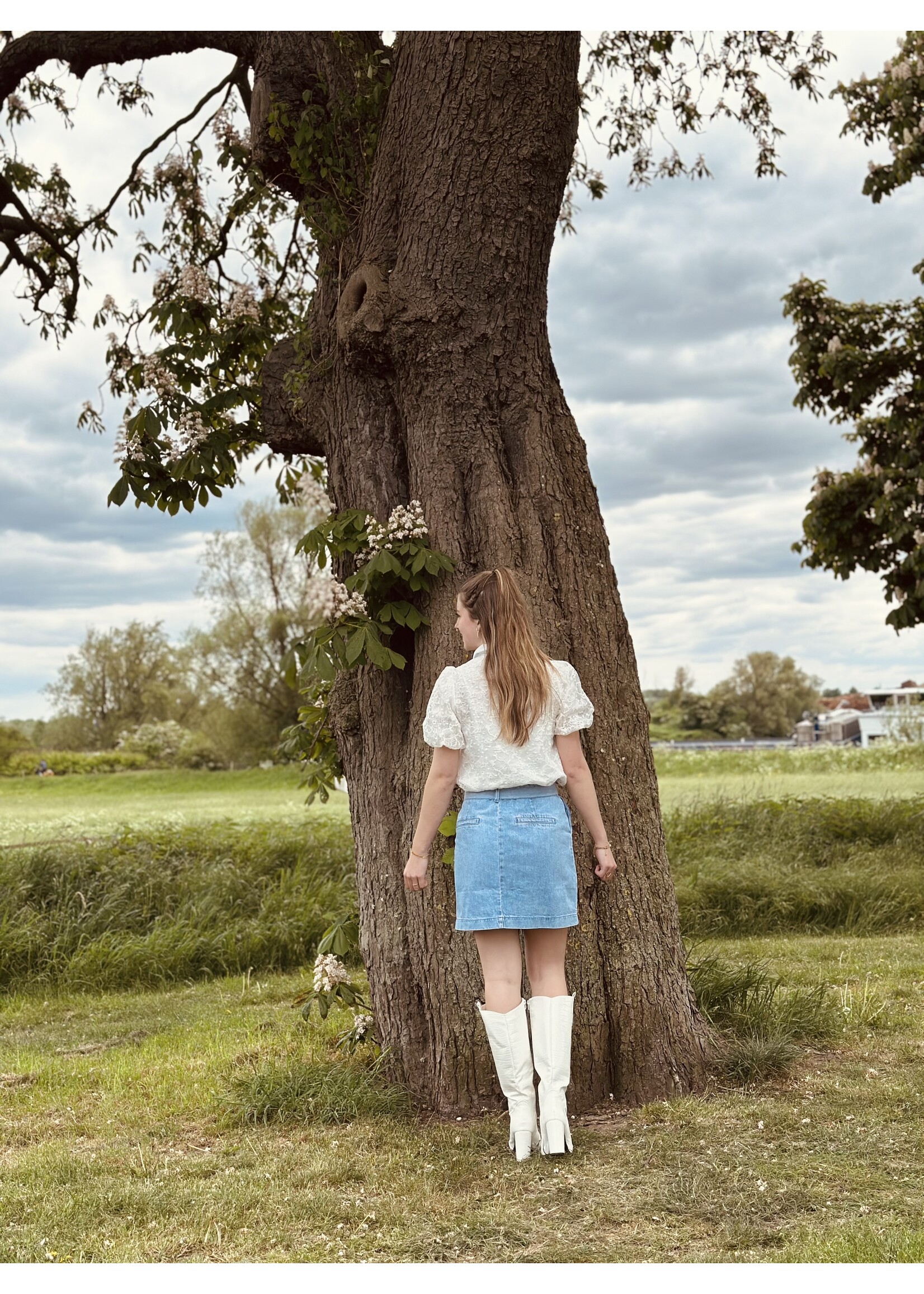 Oria skirt denim blue