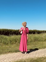 Jeanne long dress pink One Size