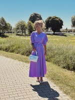 Jeanne long dress purple One Size