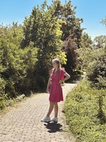 Mieke dress dark pink One Size