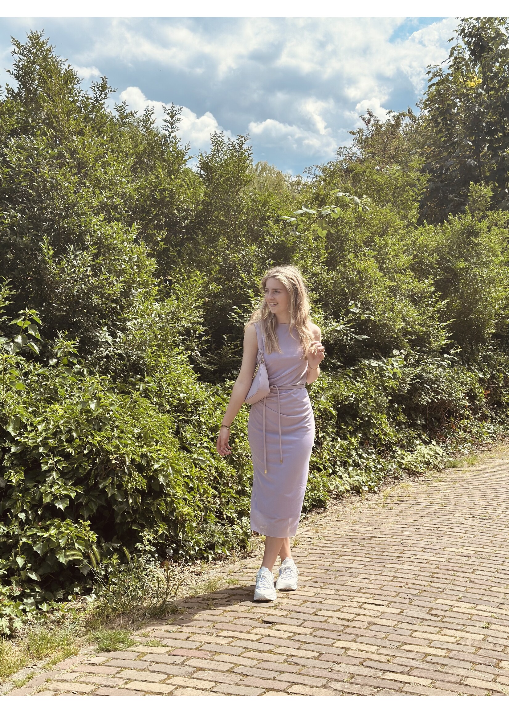 Elinda bodycon dress lila