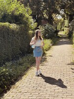 Paulien denim skirt blue
