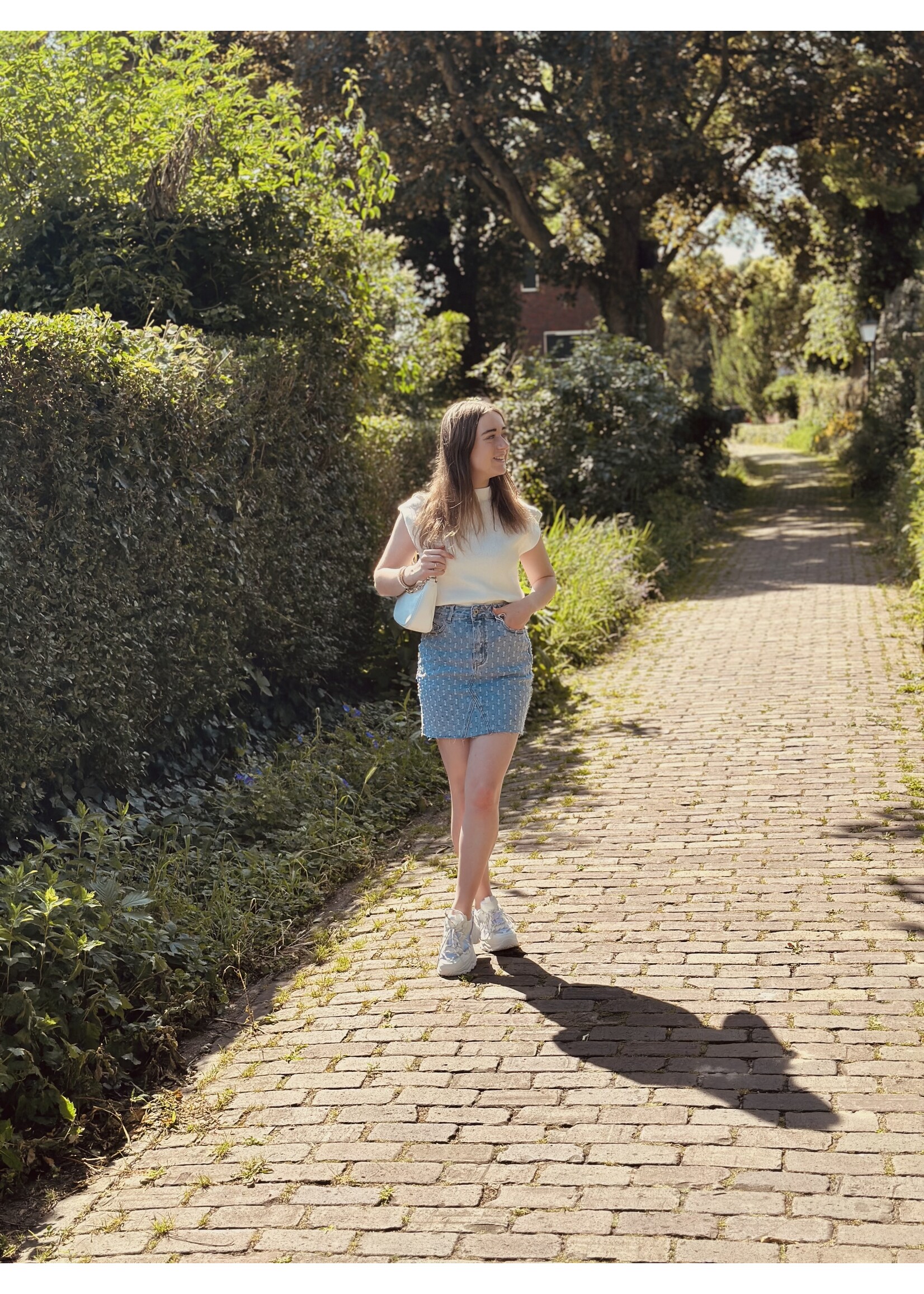 Paulien denim skirt blue