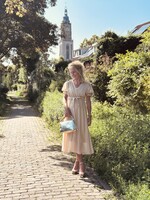 Rosa dress beige One Size