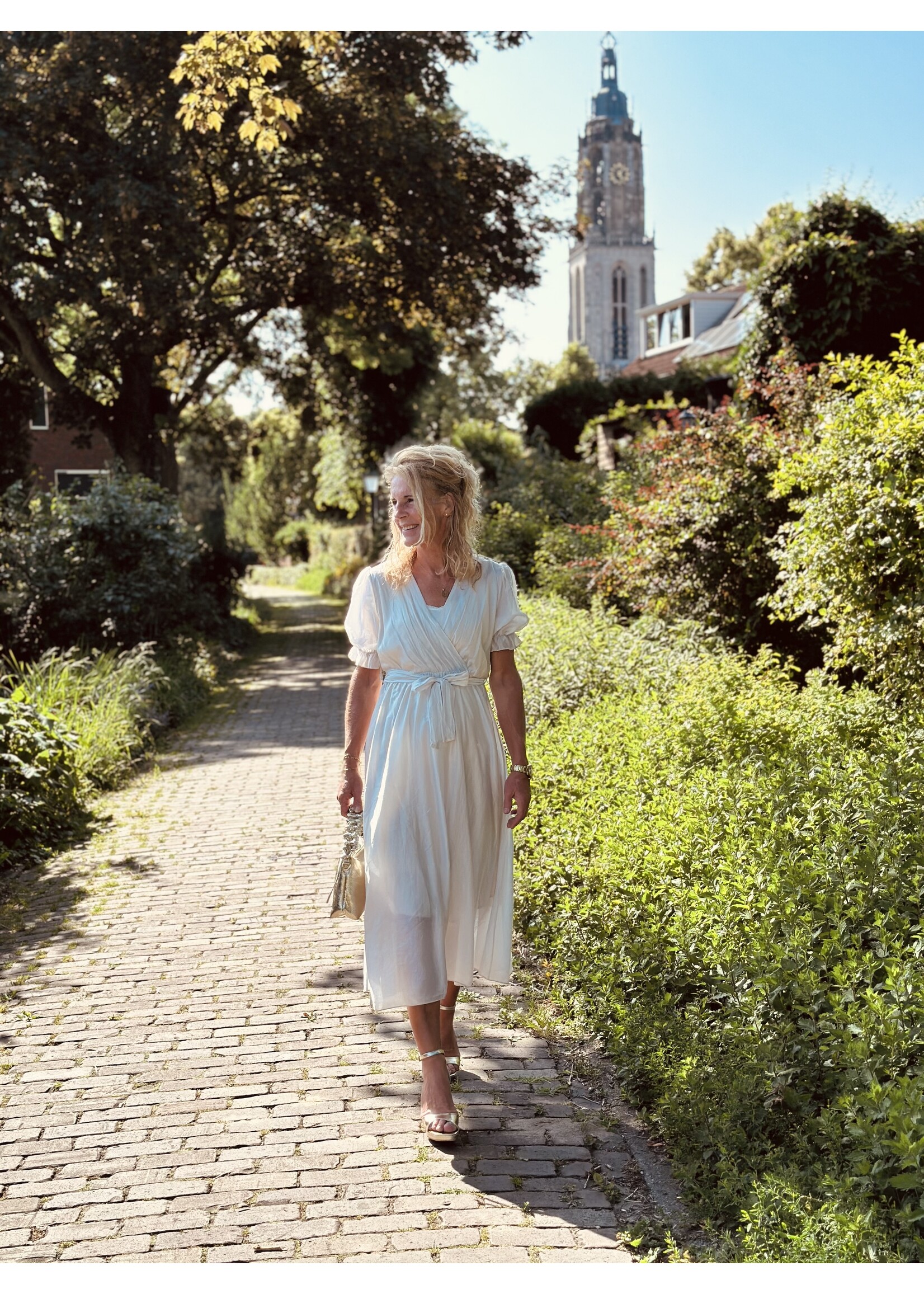 Rosa dress offwhite One Size