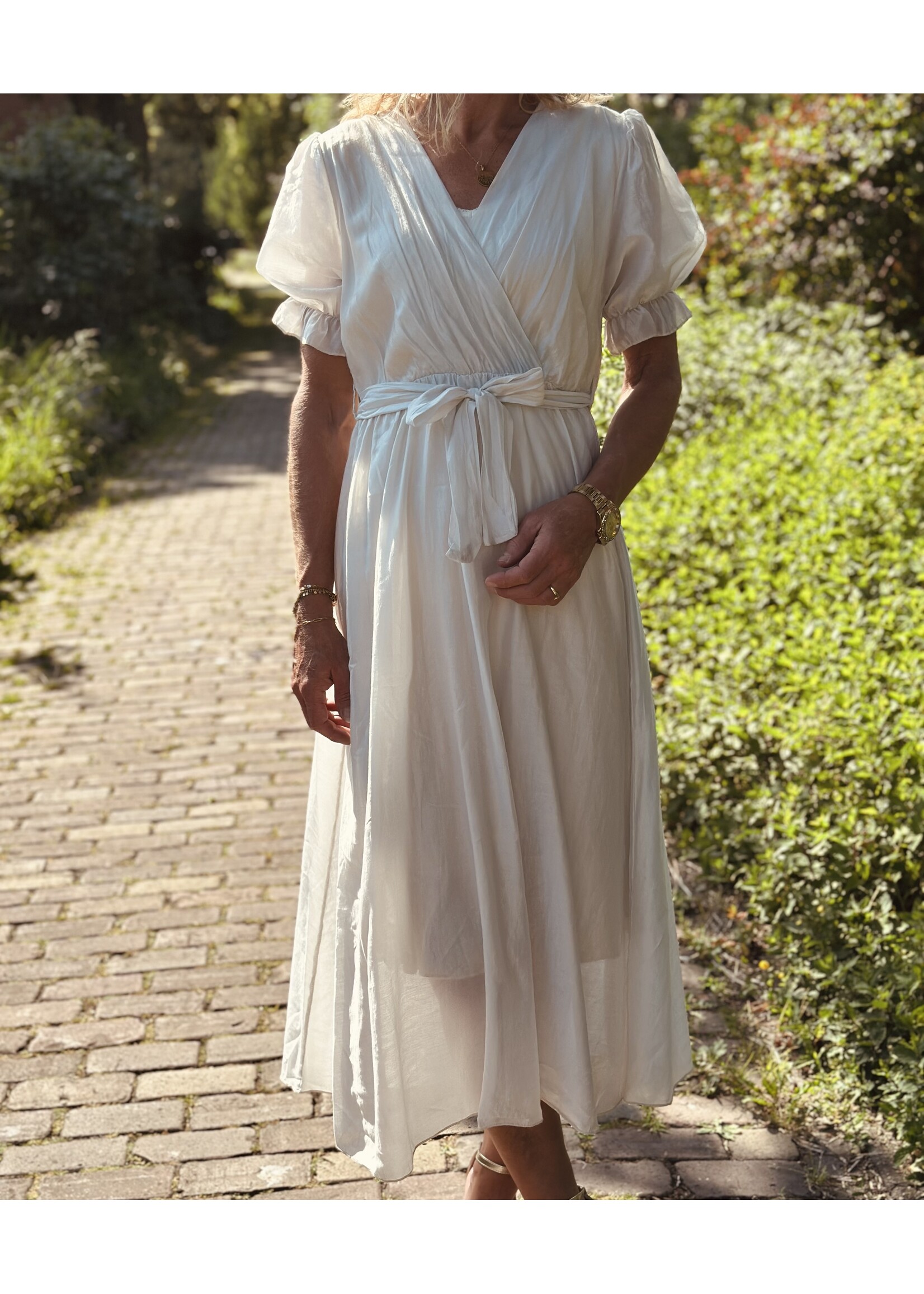 Rosa dress offwhite One Size
