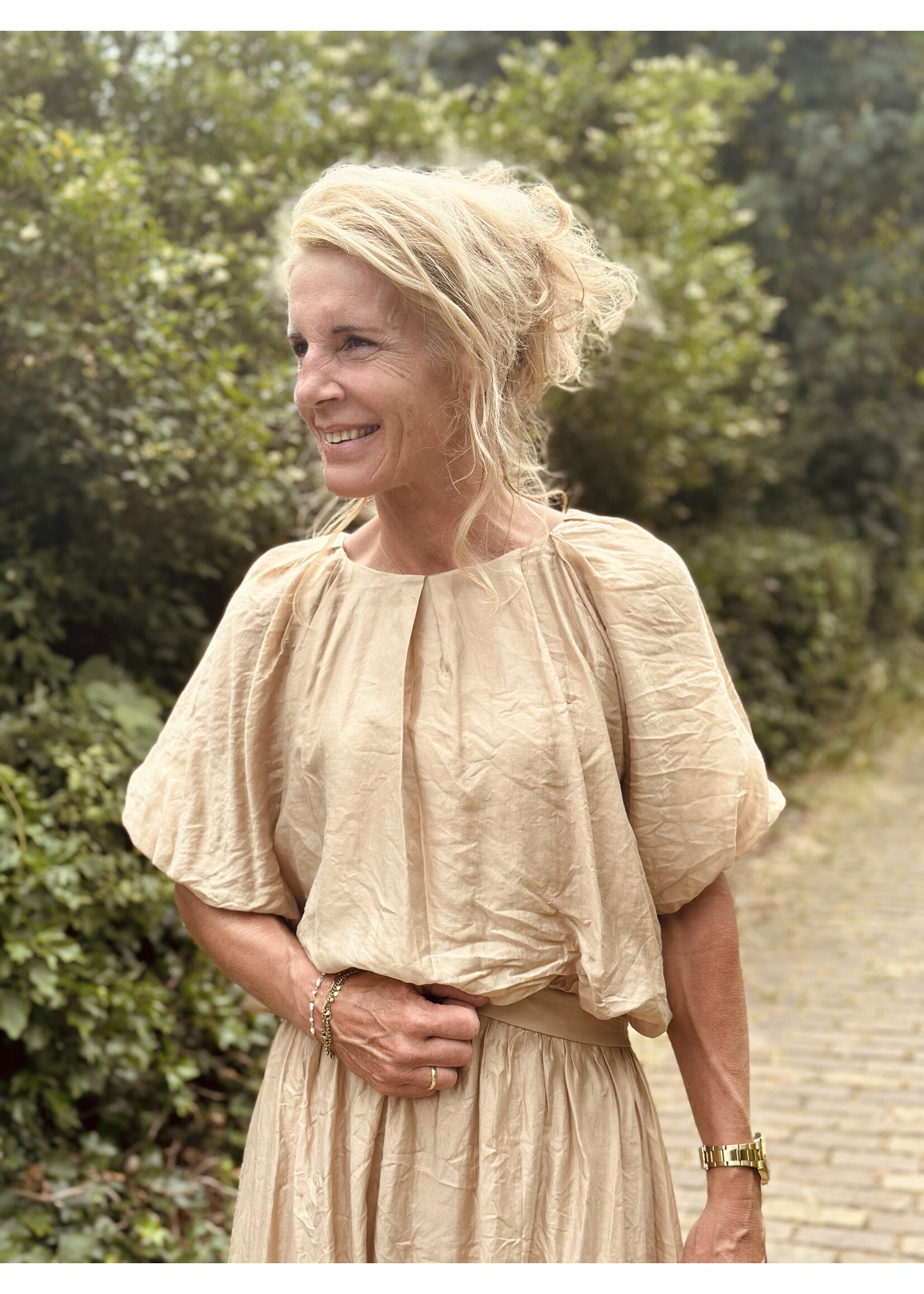 Emelien top beige One Size