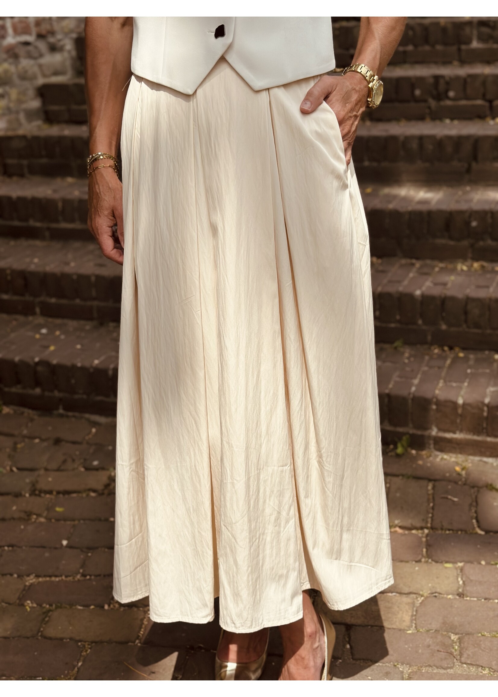 Juliëtte long skirt beige