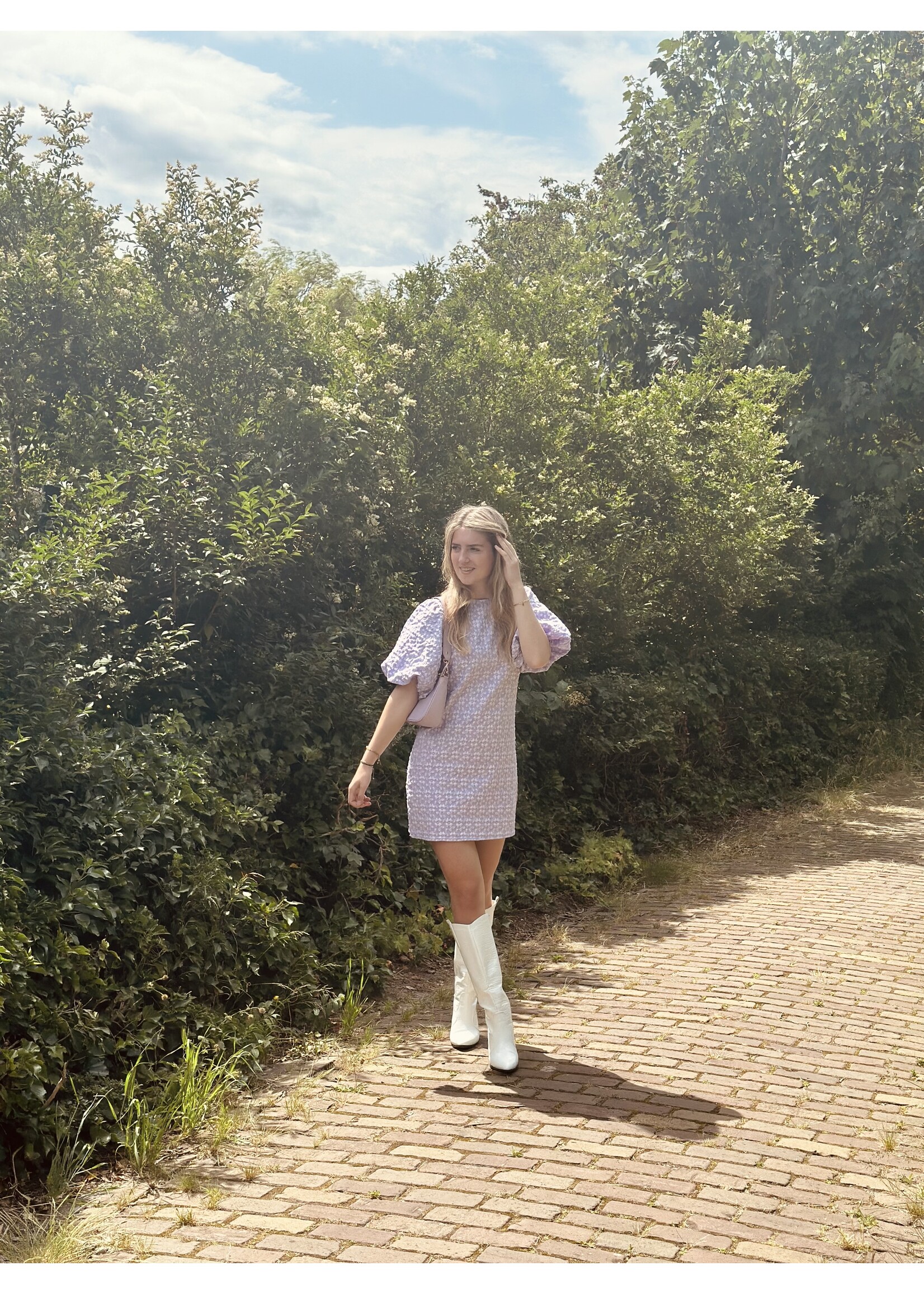 Louanna dress flower print lila