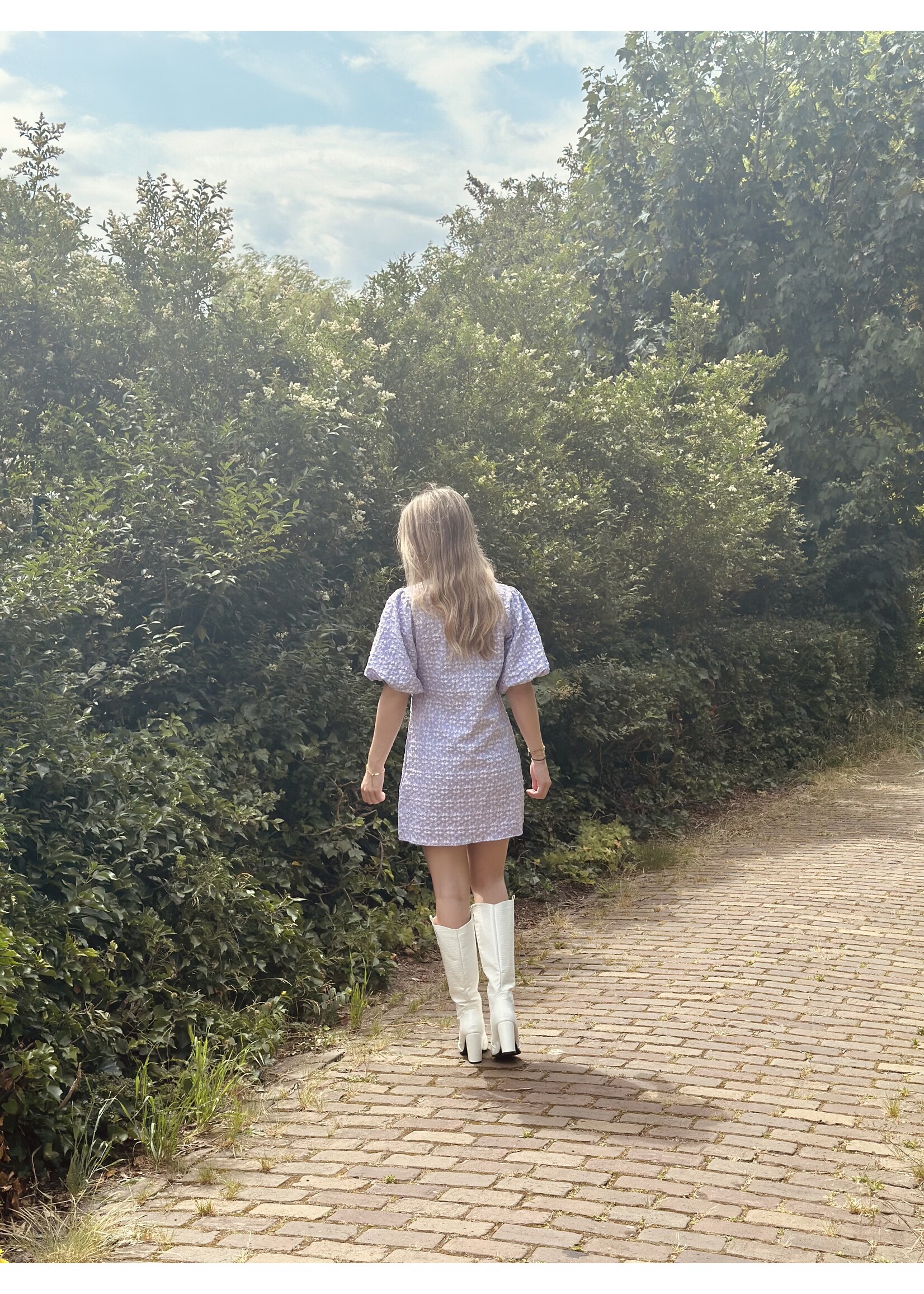 Louanna dress flower print lila