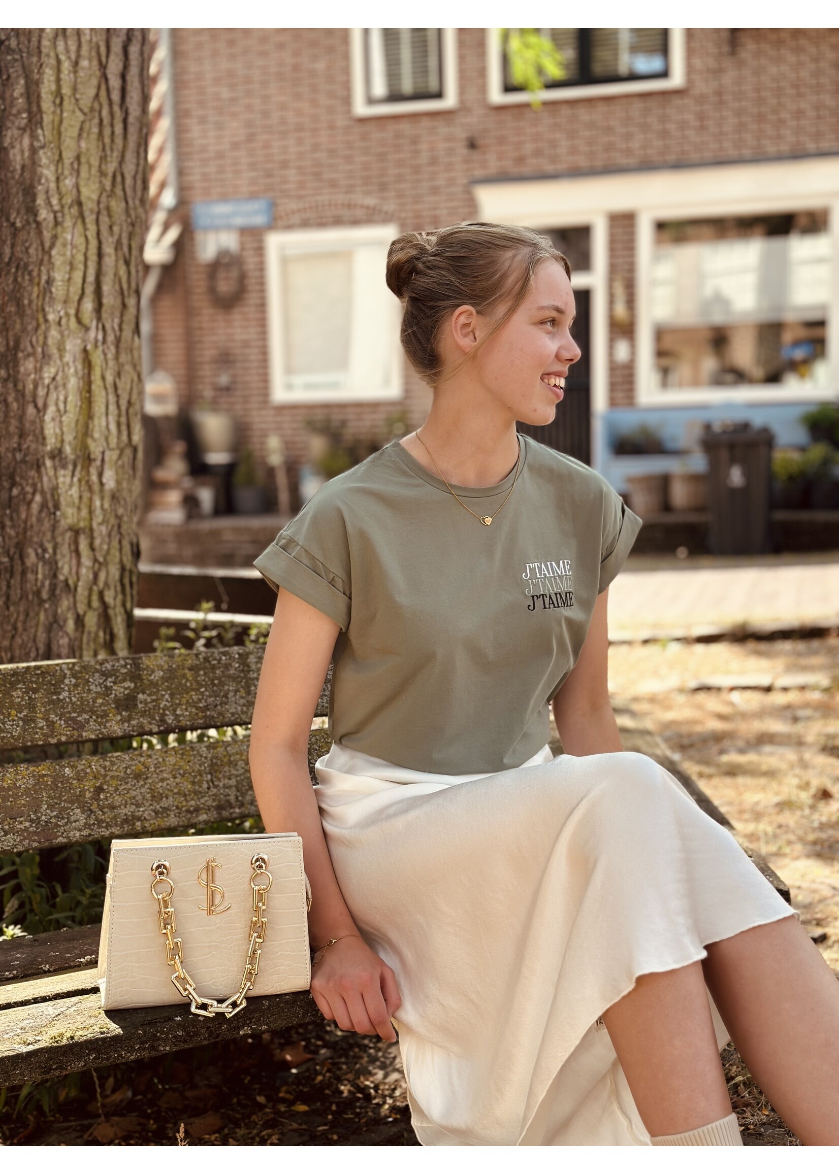 Lofty Manner Lilou T-shirt green