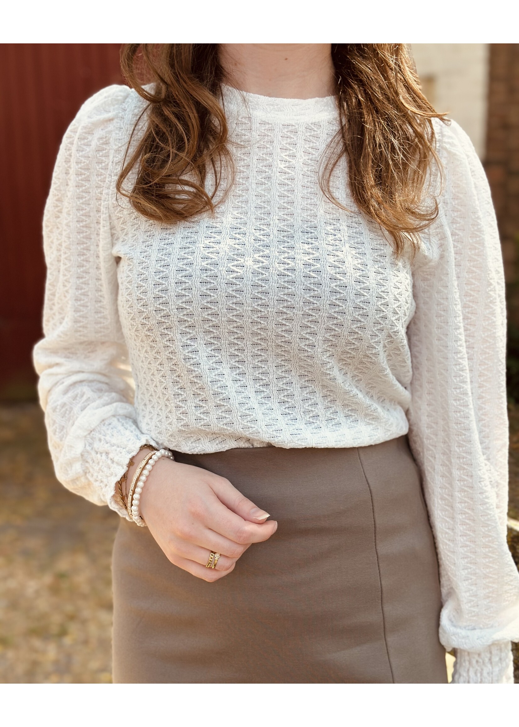 Lofty Manner Lofty Manner Odete top offwhite