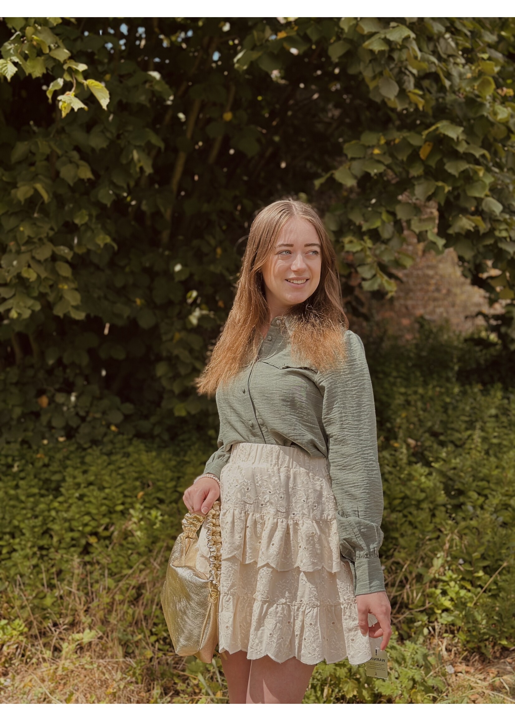 Lofty Manner Lofty Manner Josephine blouse green