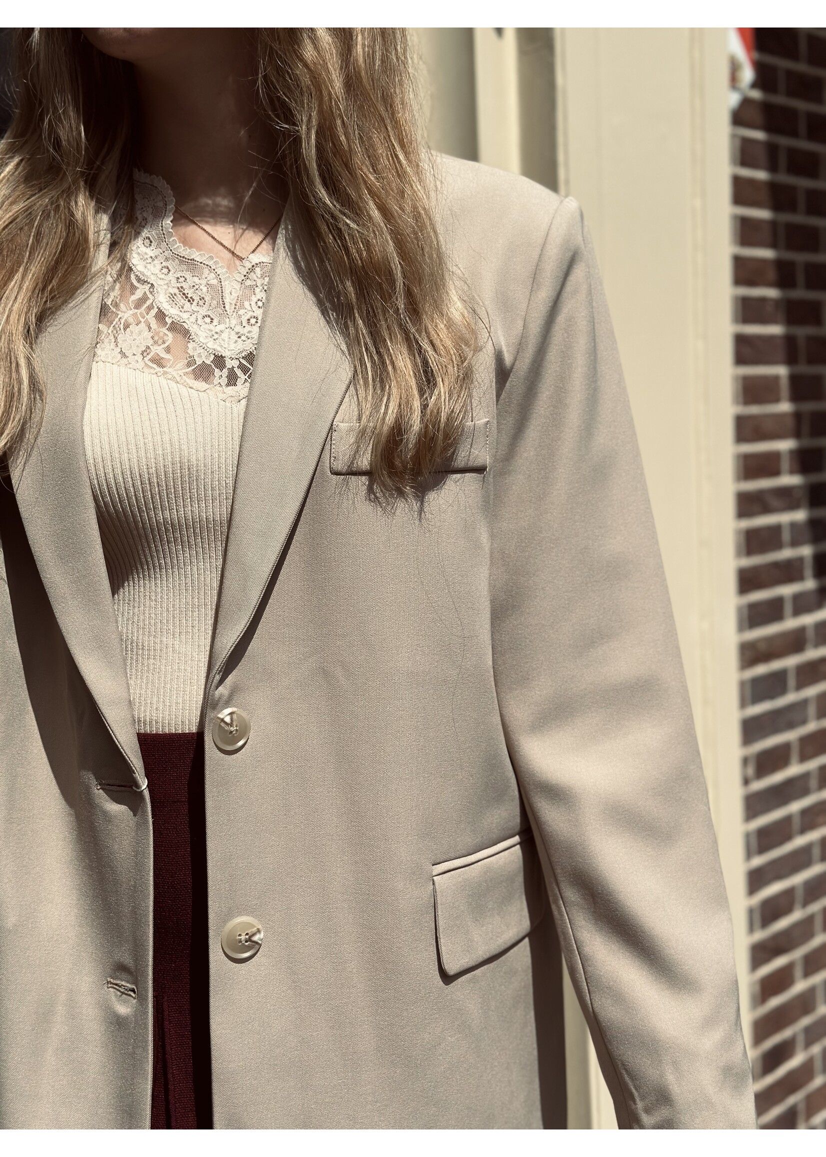 Jayne blazer taupe