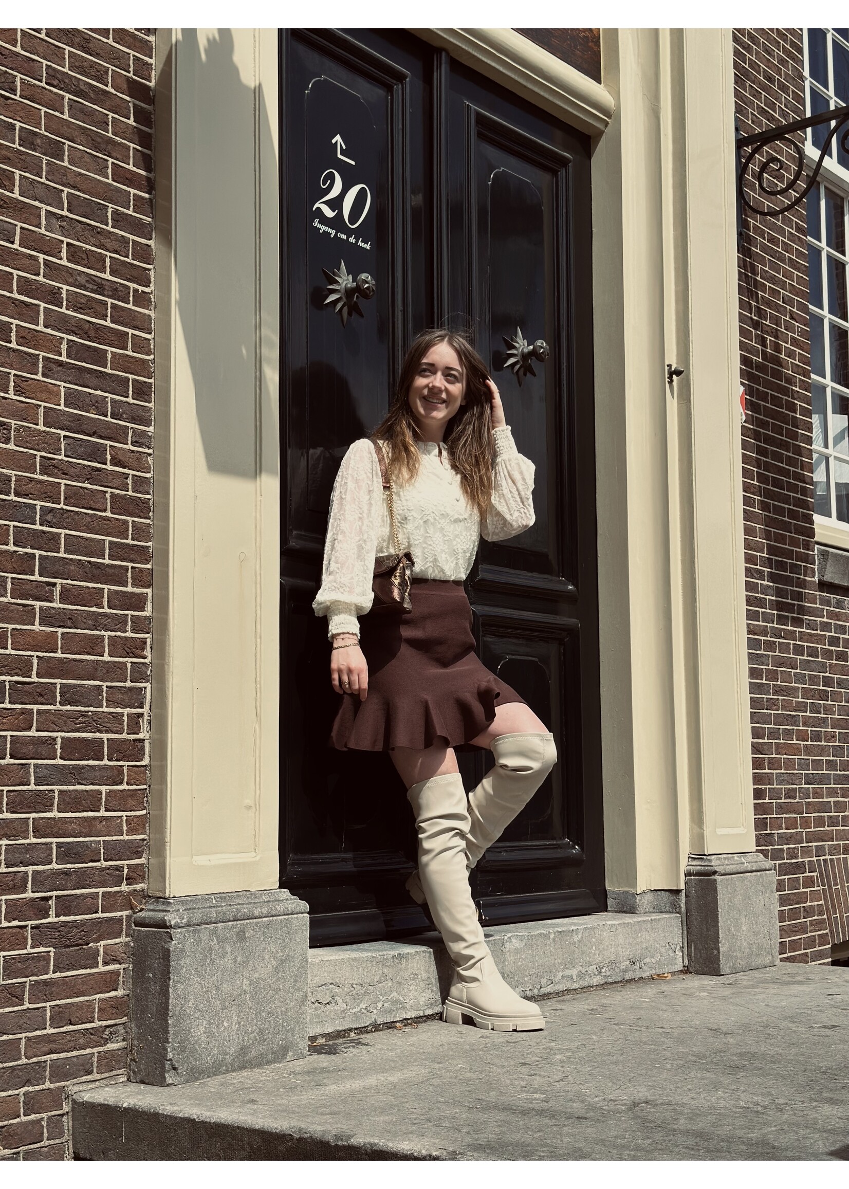 Lofty Manner Lofty Manner Hinde blouse white