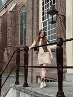 Lofty Manner Salwa gilet brown