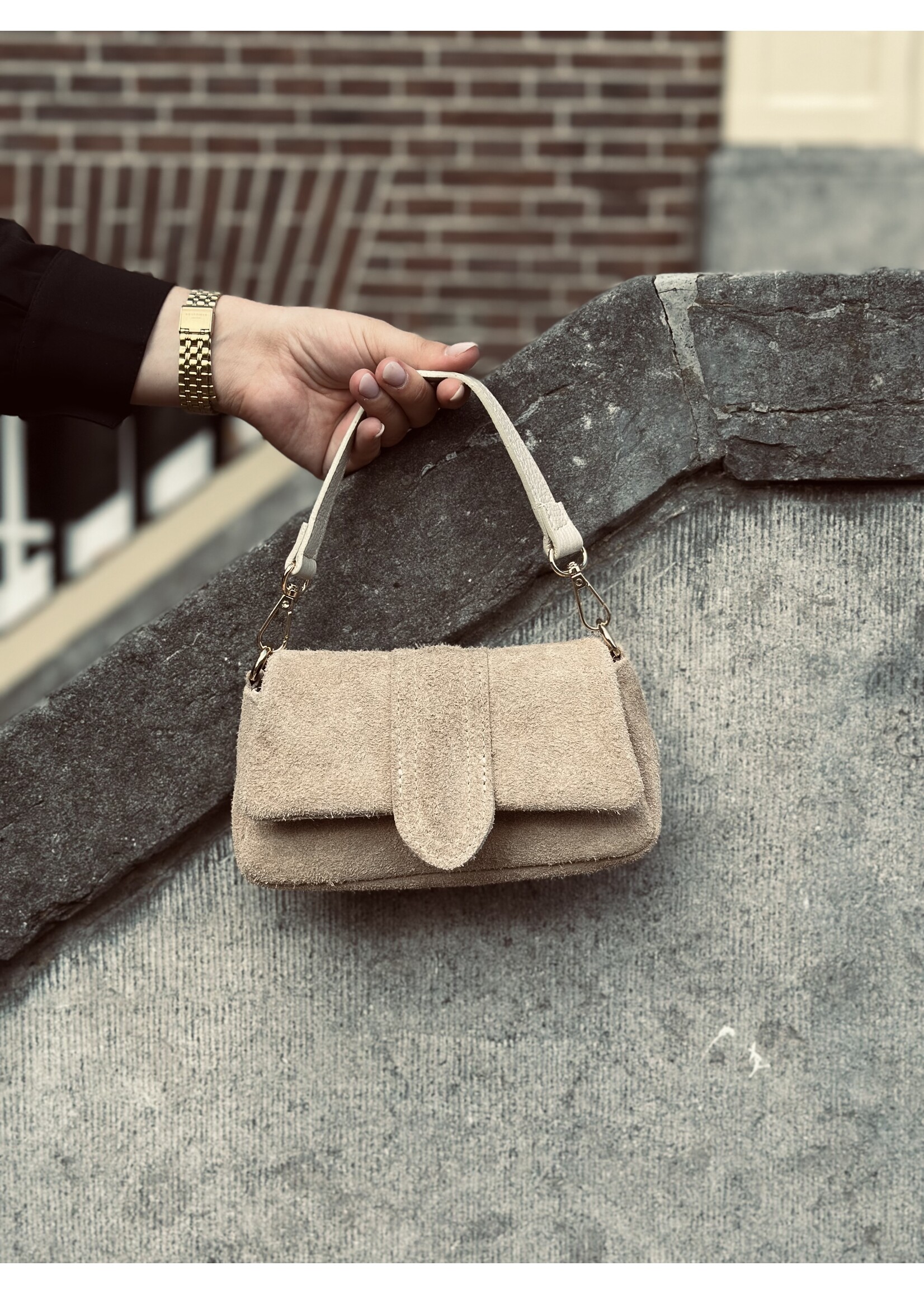 Livana bag suède beige