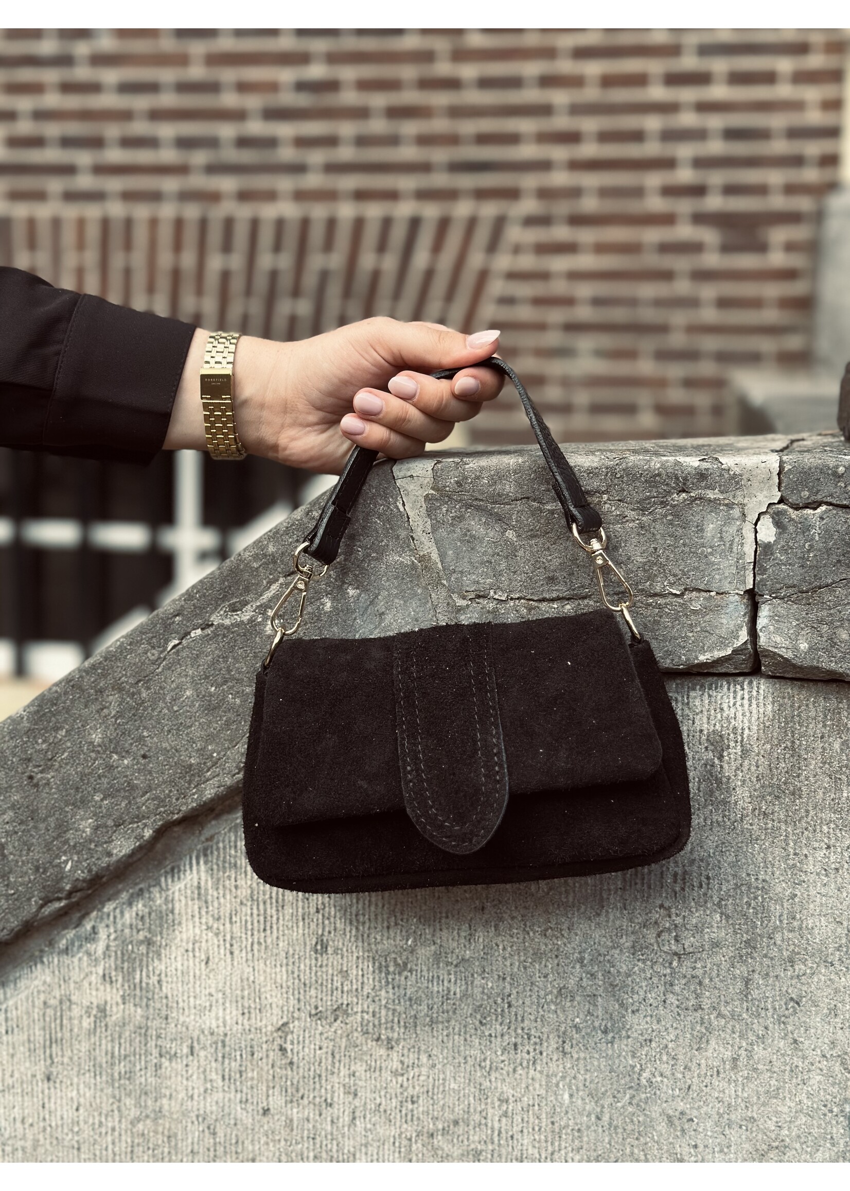 Livana bag suède black