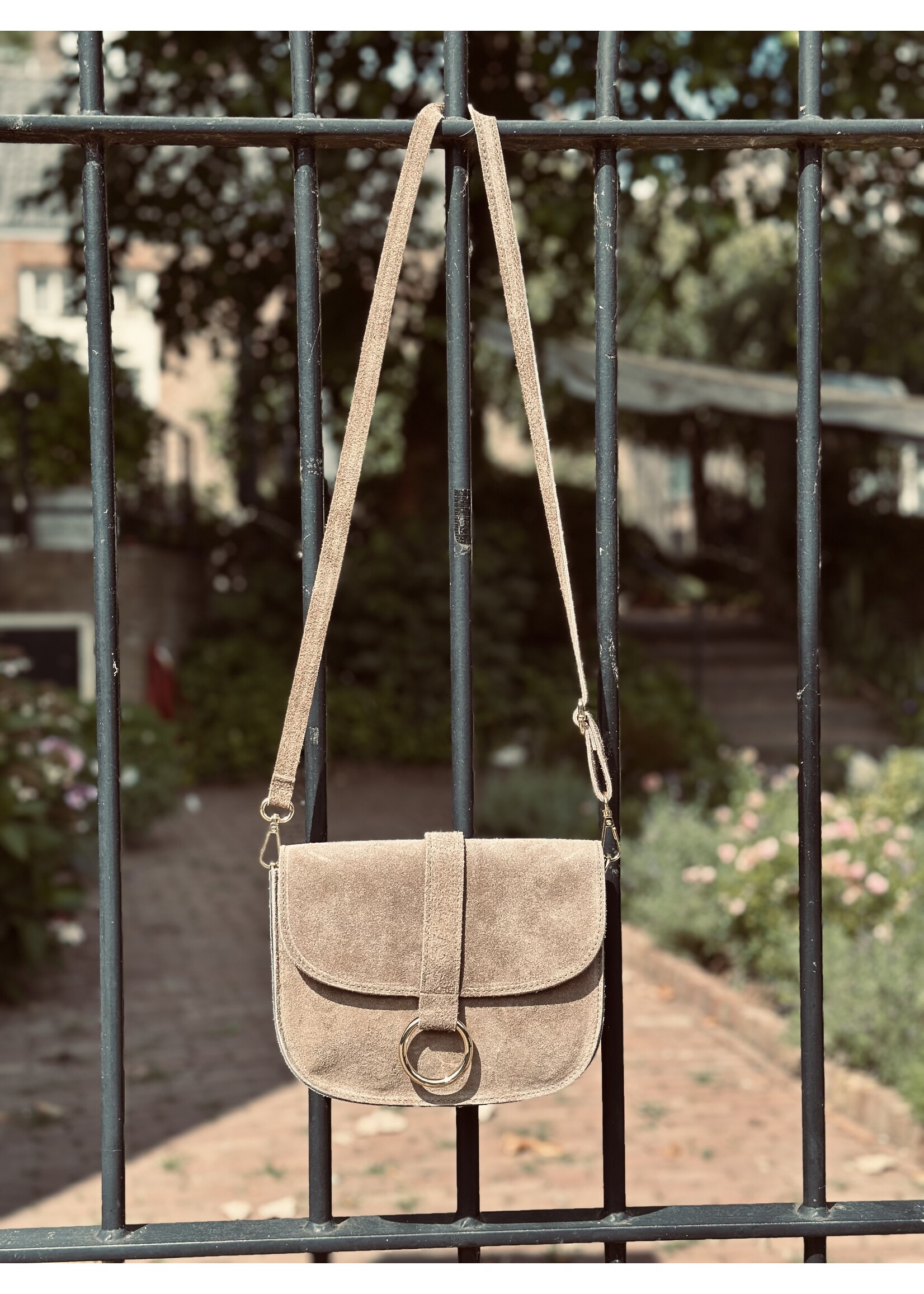 Nelianne suède bag camel
