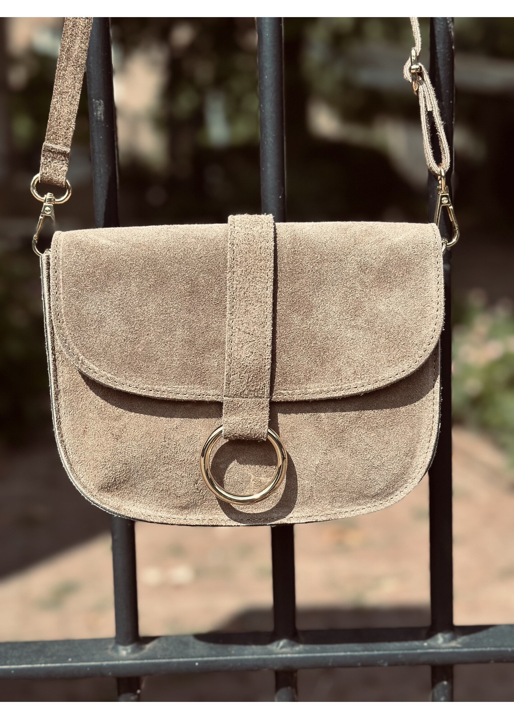Nelianne suède bag camel