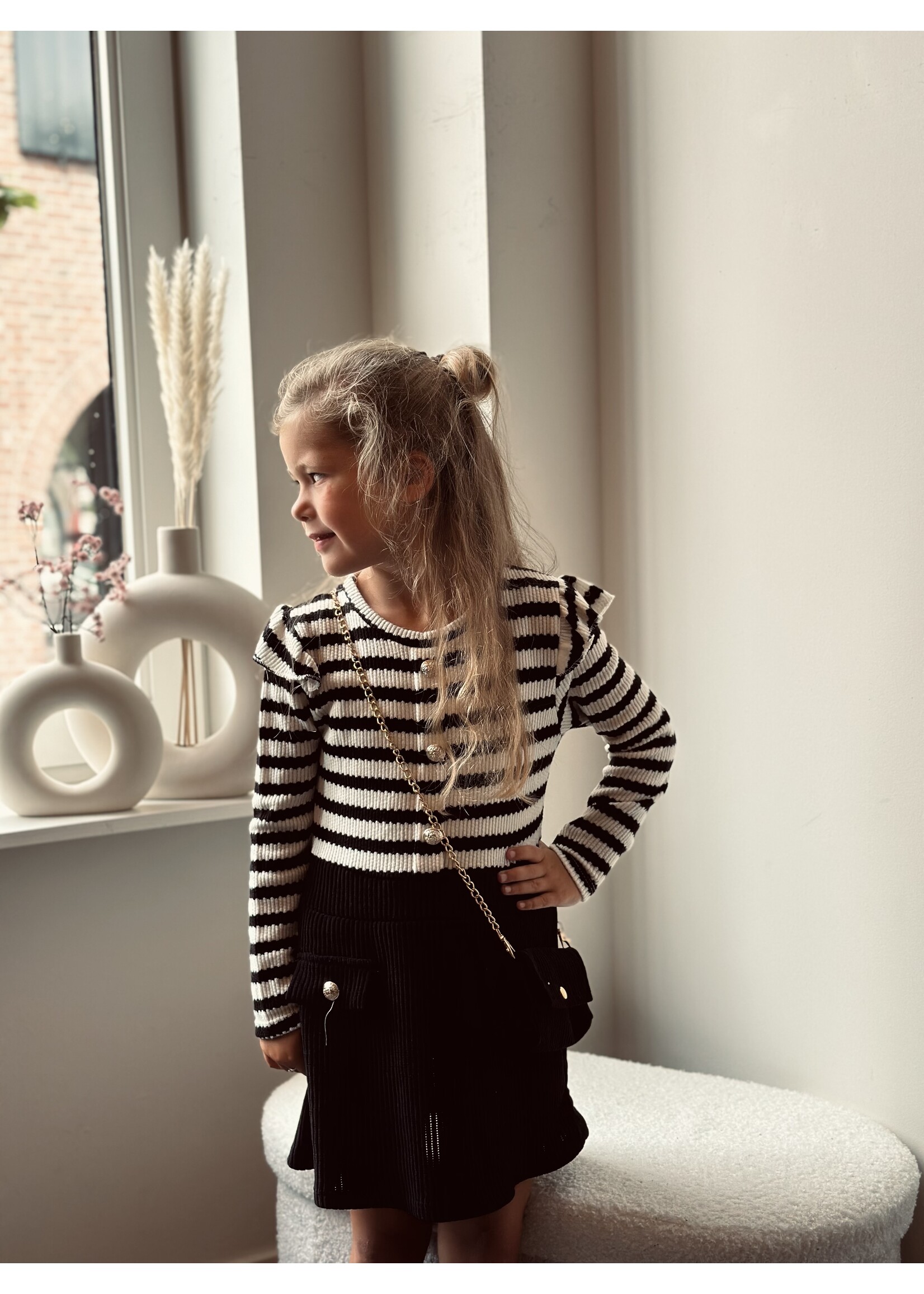 Nola dress black/white