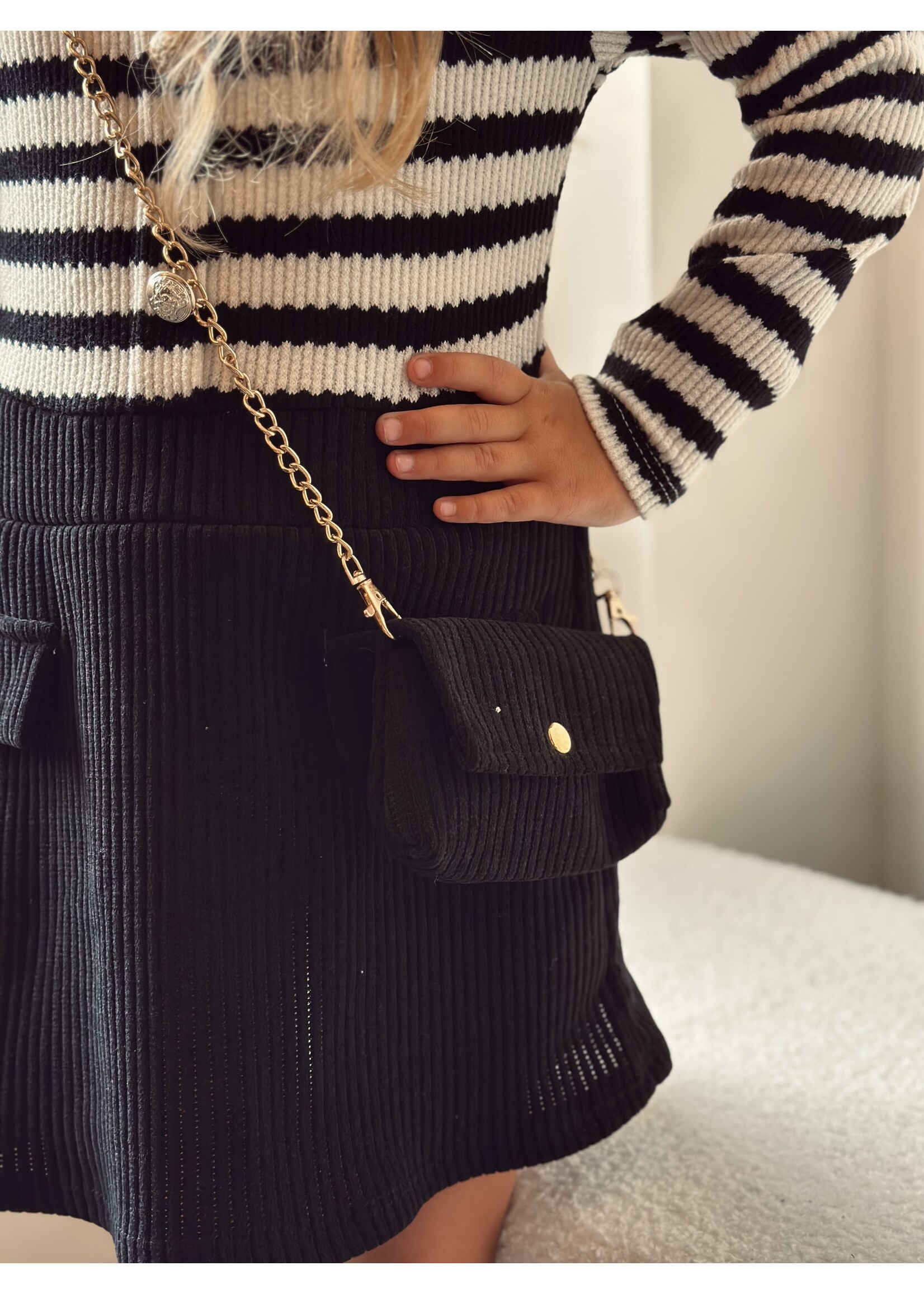 Nola dress black/white