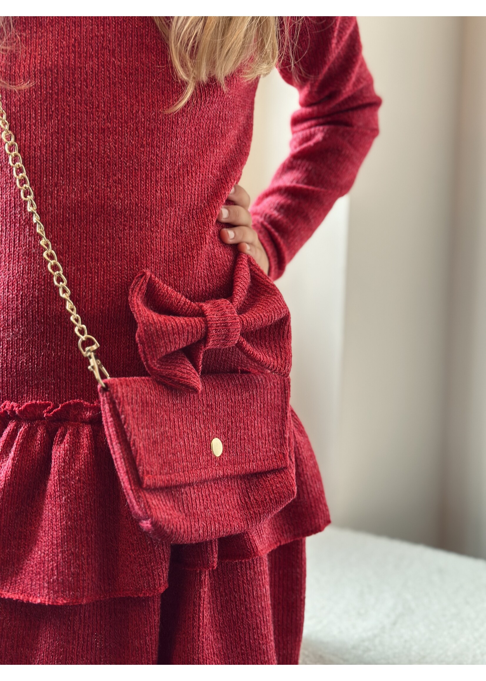 Wianda dress bordeaux red