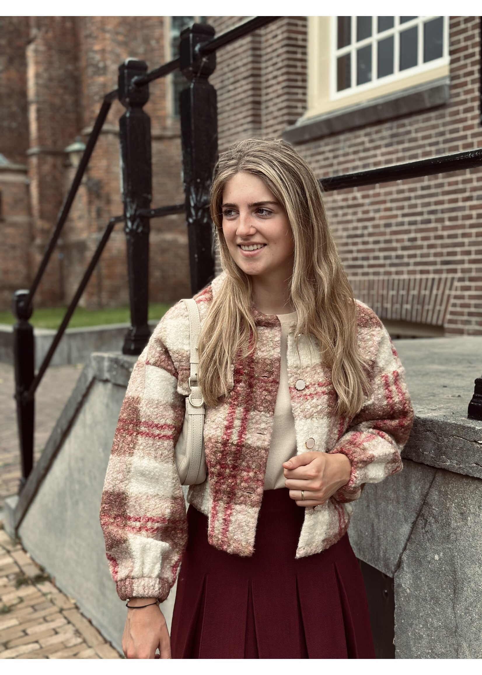 Ze-Ze Ze-Ze Philene jacket pink print