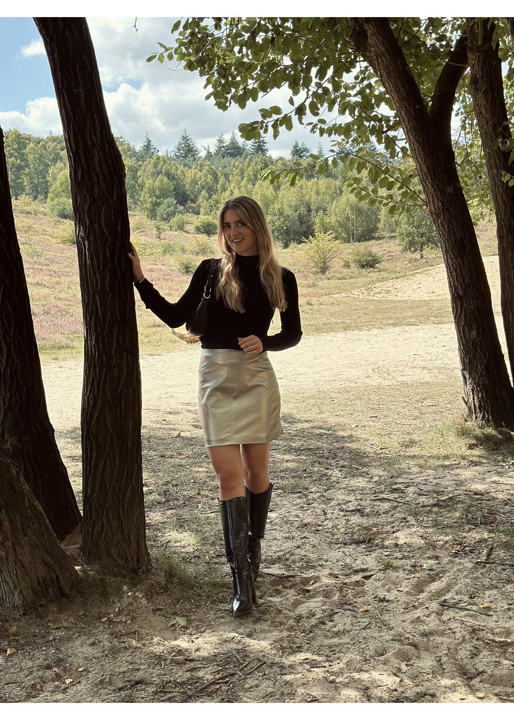 ACCENTIL Accentil Linde skirt Bronze