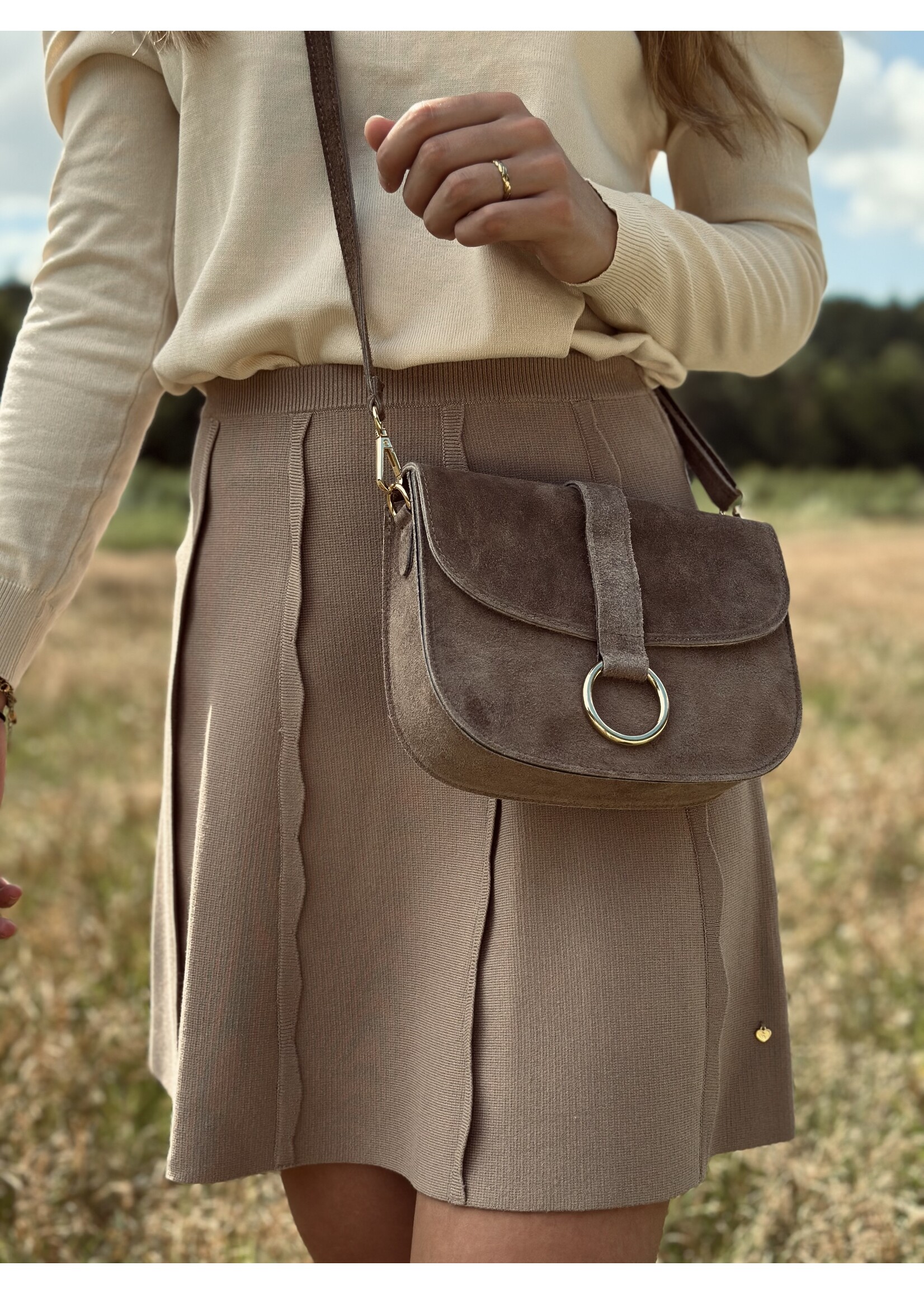 ACCENTIL Accentil Penelope skirt taupe