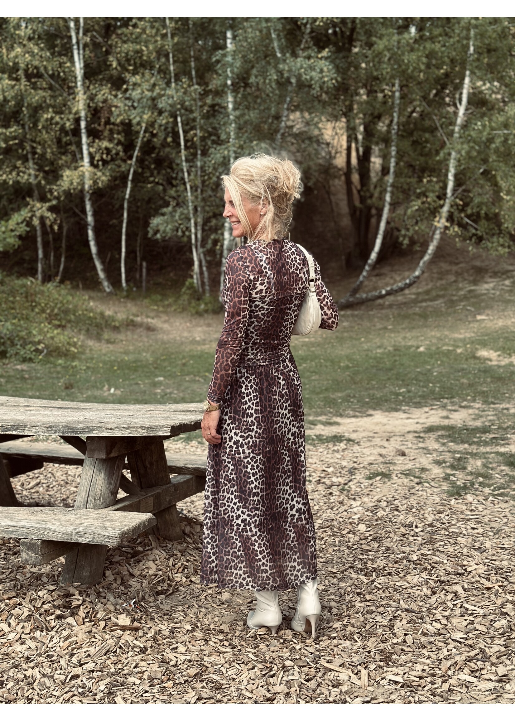 Ze-Ze Ze-Ze Noortje skirt panther print