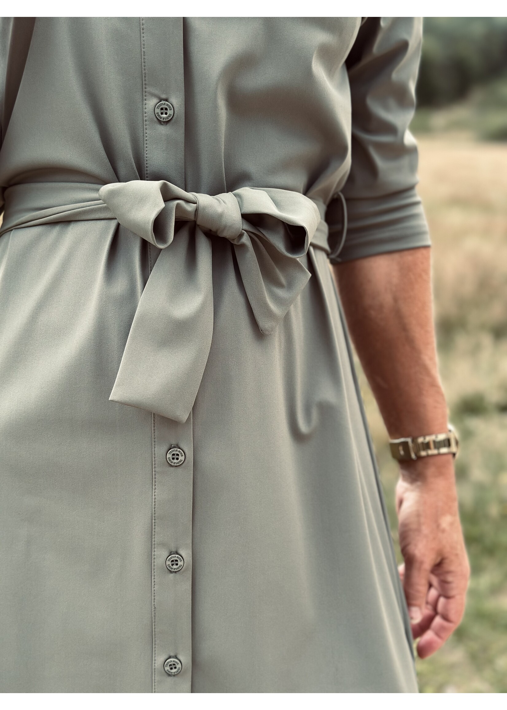 Triple Nine Sojanne travel dress green