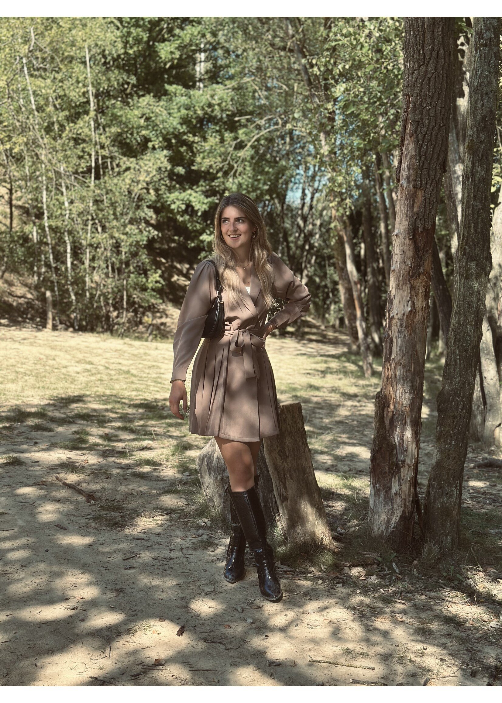 Sady blazer dress beige