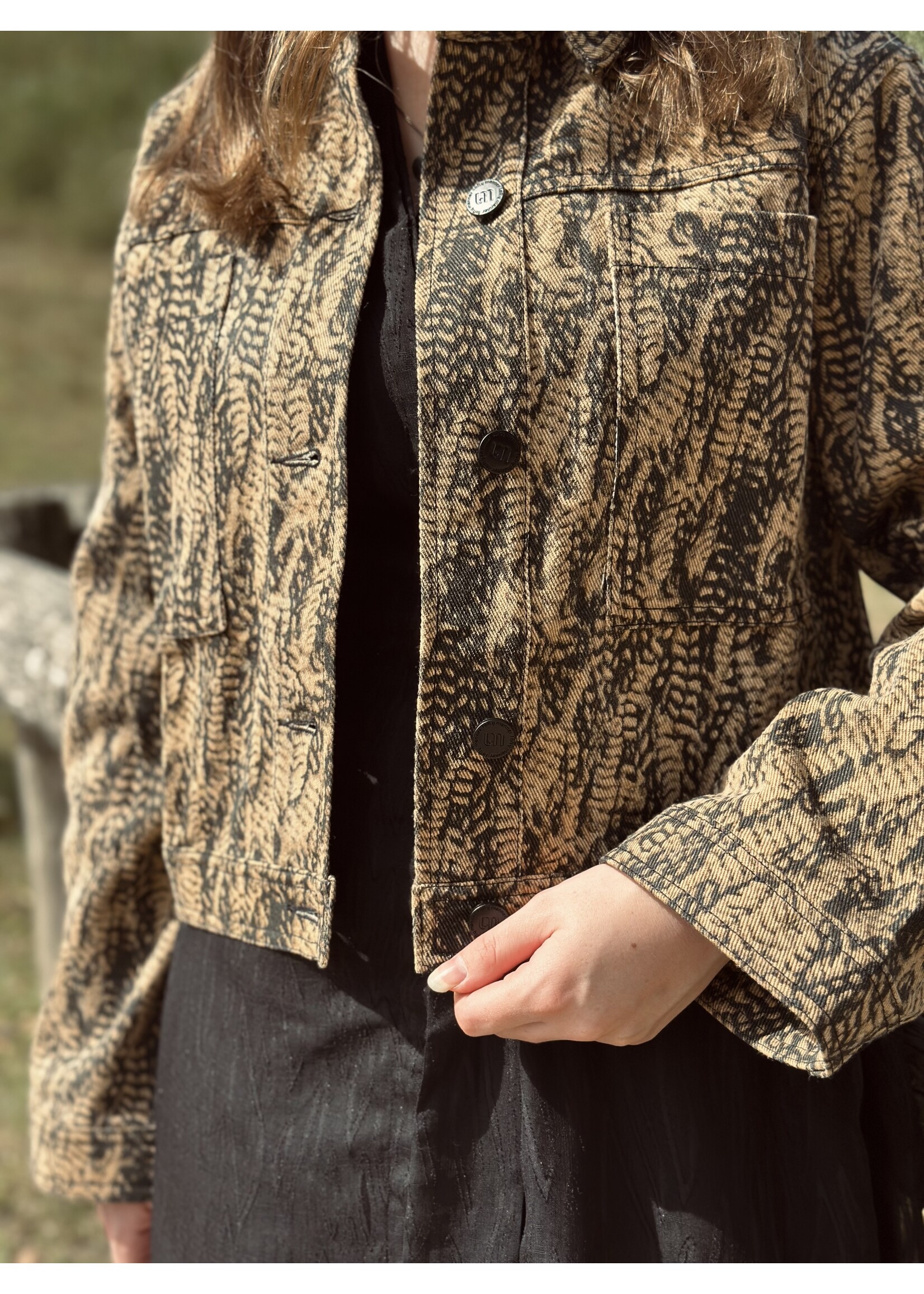 Lofty Manner Lofty Manner Maria jacket black print