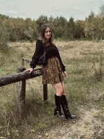 Lofty Manner Lofty Manner Katalin skirt black print