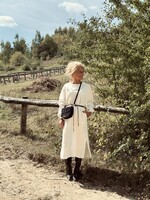 Sisters Point Sisters Point Celine long sweater dress offwhite
