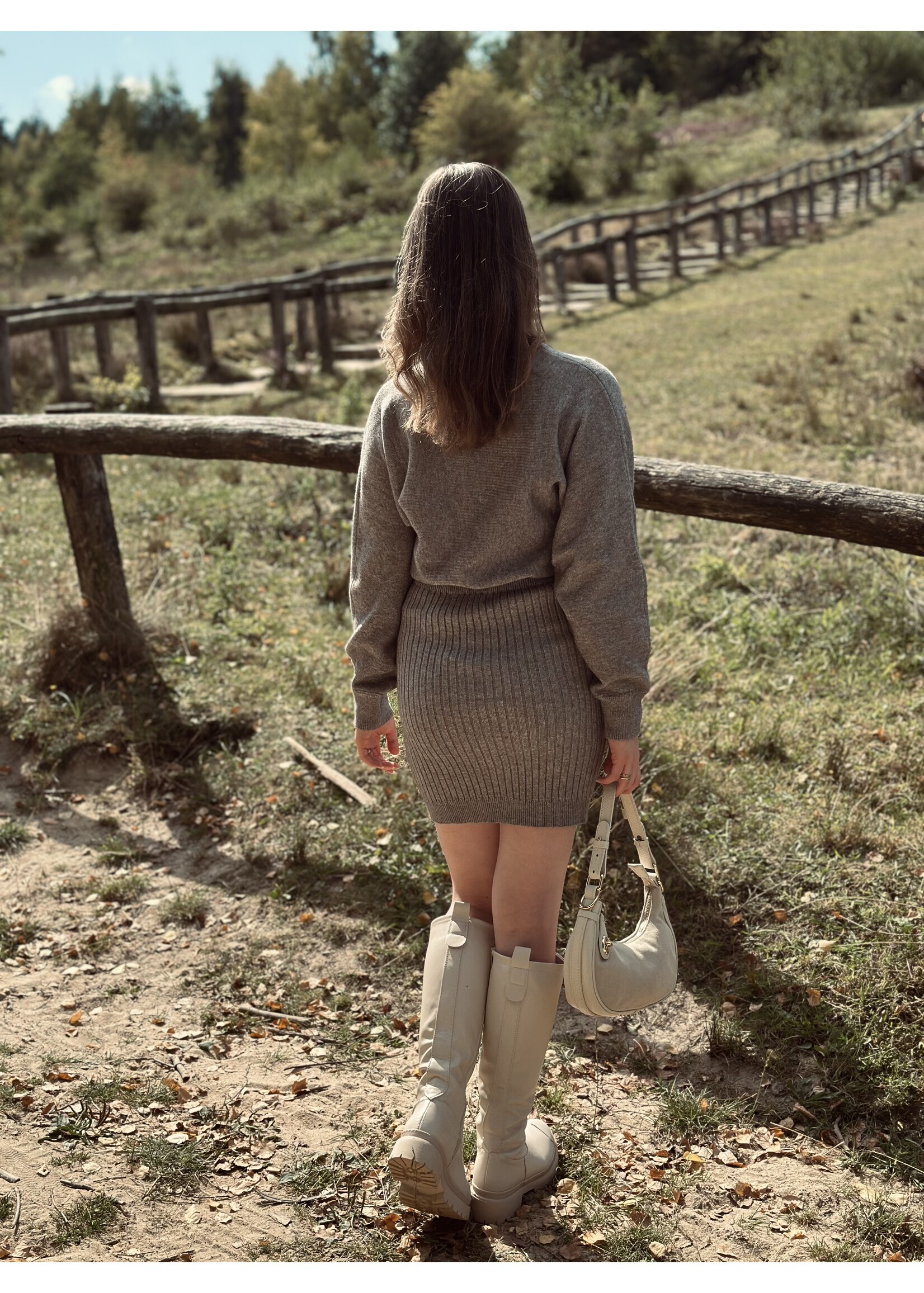 Lofty Manner Lofty Manner Wil skirt grey