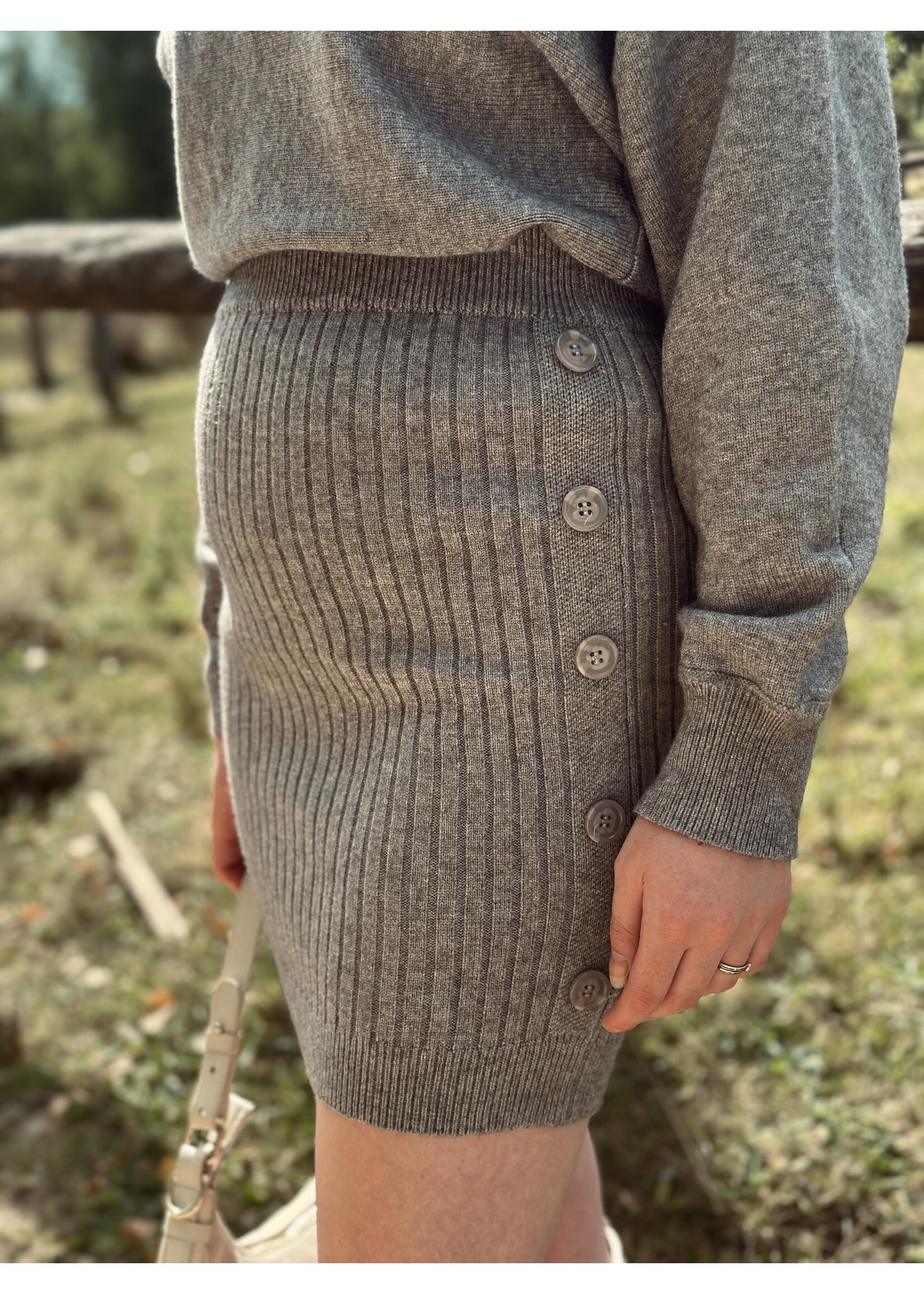 Lofty Manner Lofty Manner Wil skirt grey
