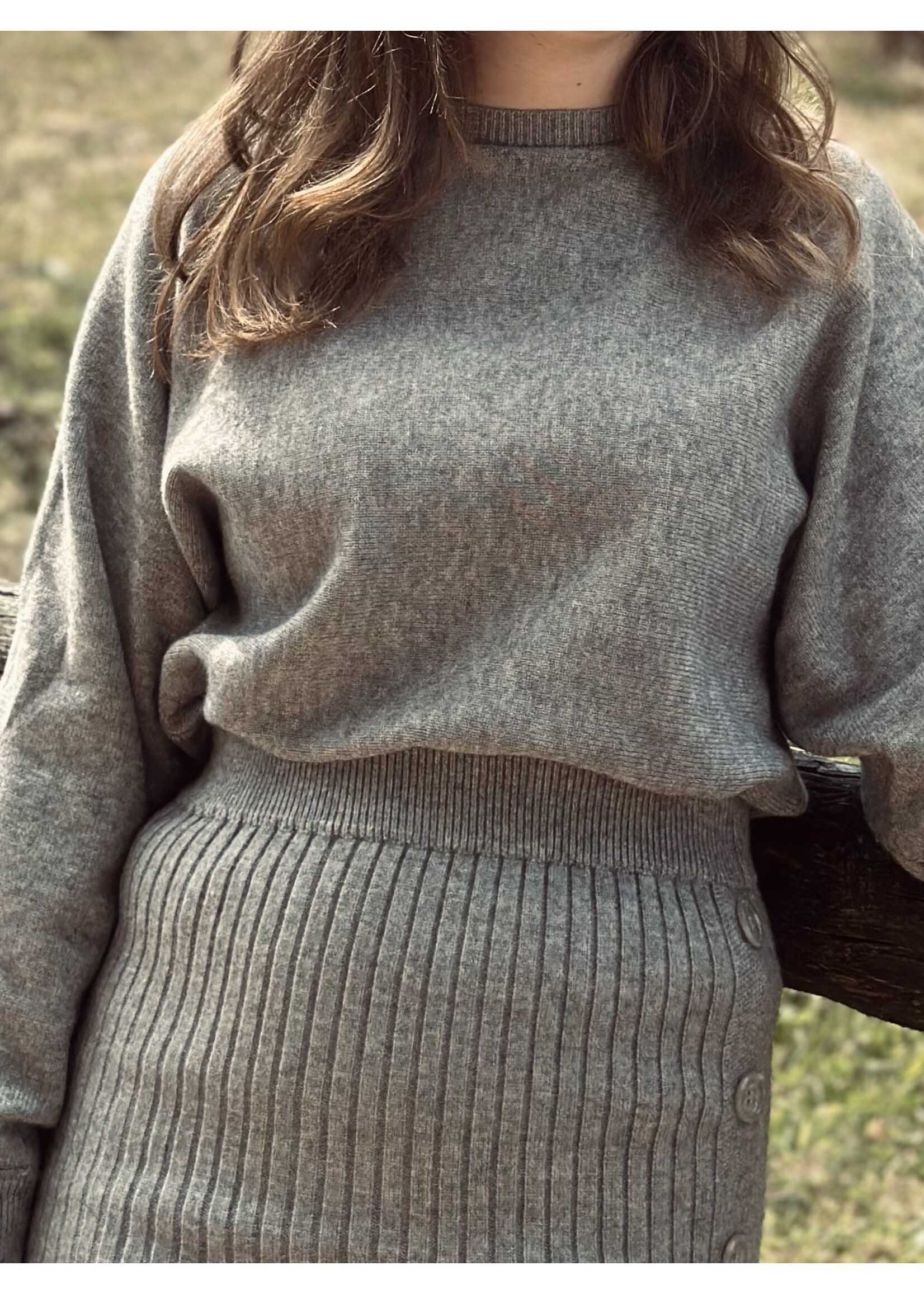 Lofty Manner Lofty Manner Elayna sweater grey