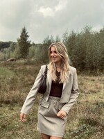 Elvira Elvira Claire blazer taupe stripe