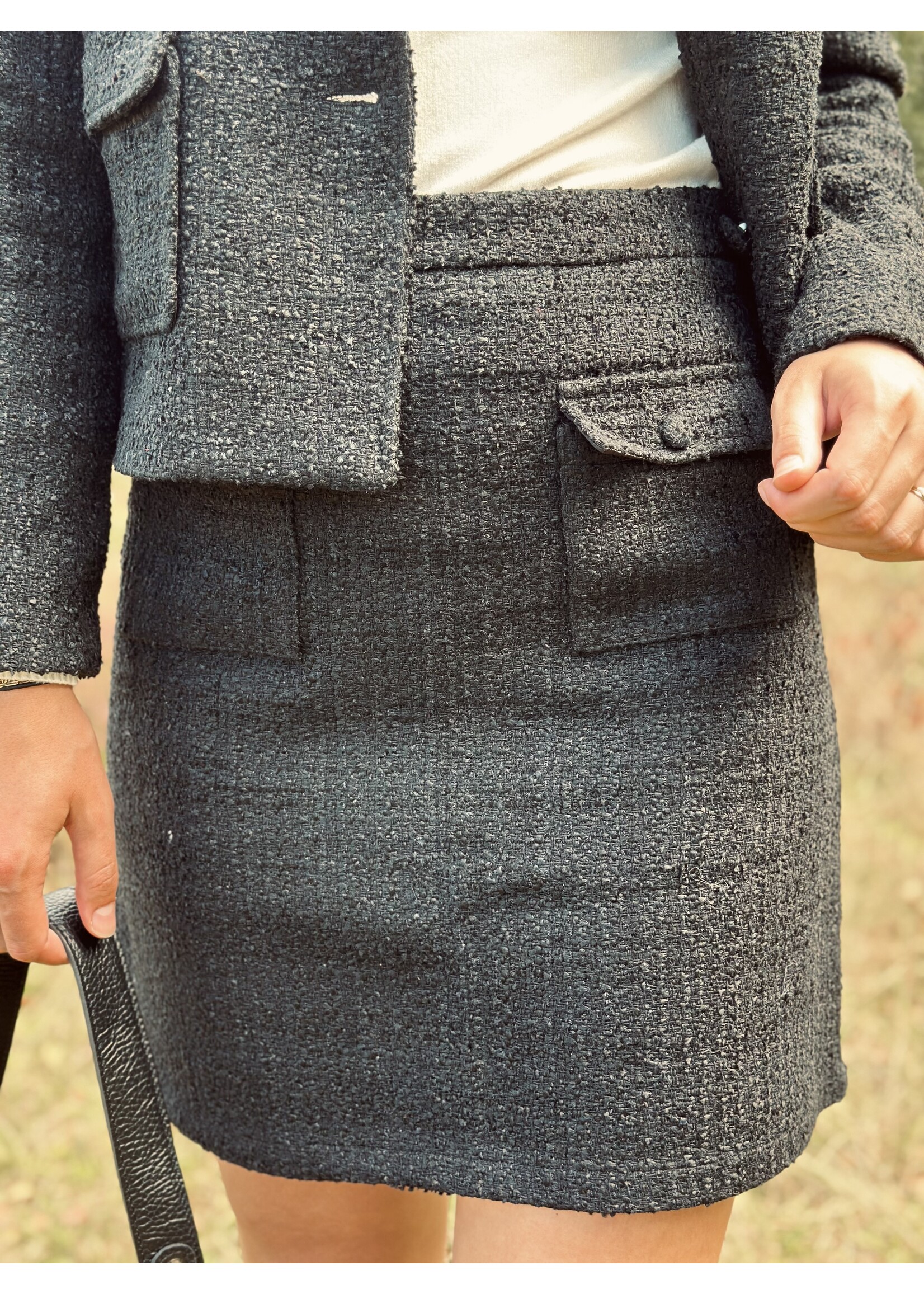 Smashed Lemon Smashed Lemon Simone skirt black