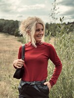 Smashed Lemon Smashed Lemon Mylène top bordeaux red