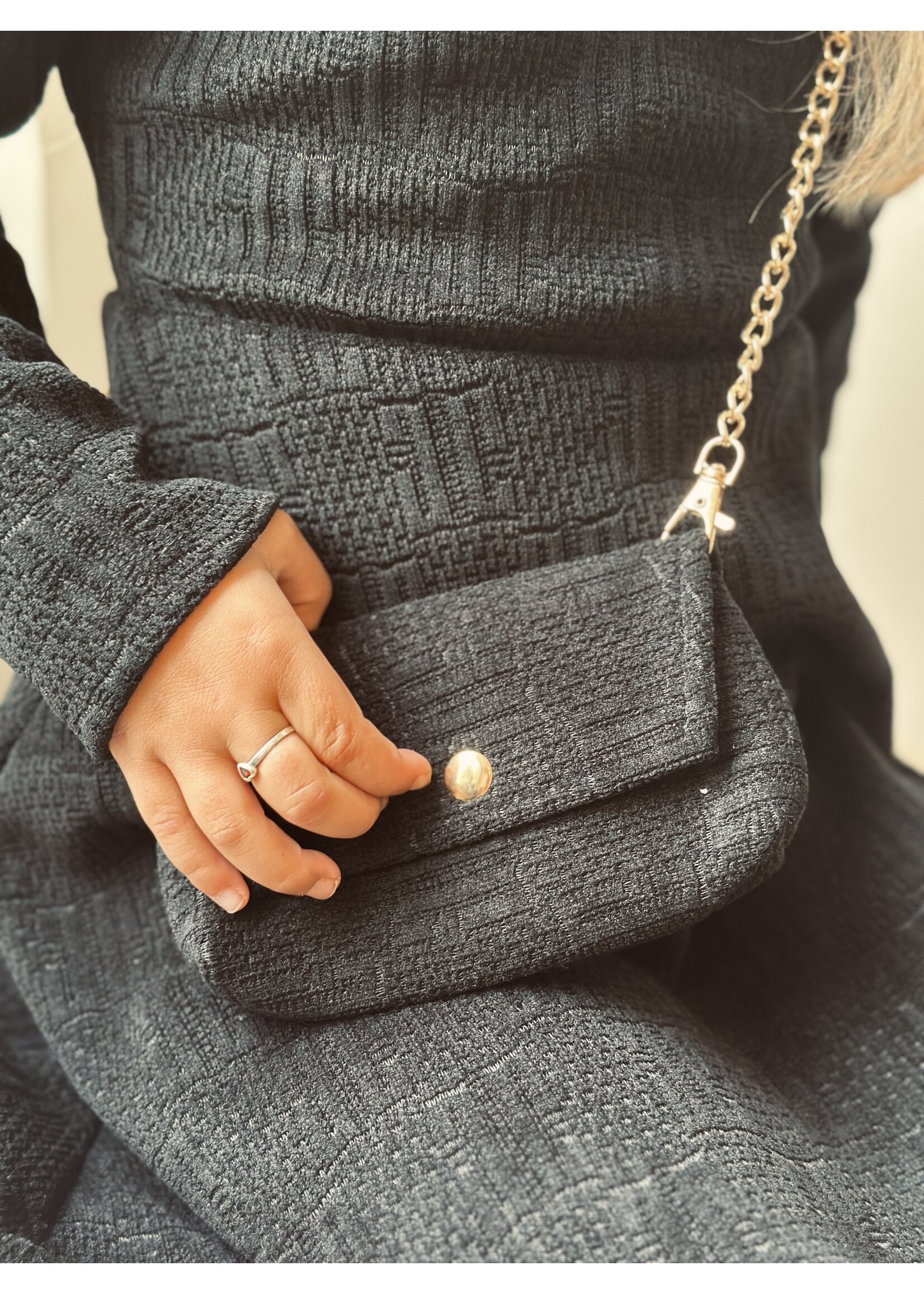 Haily dress black print